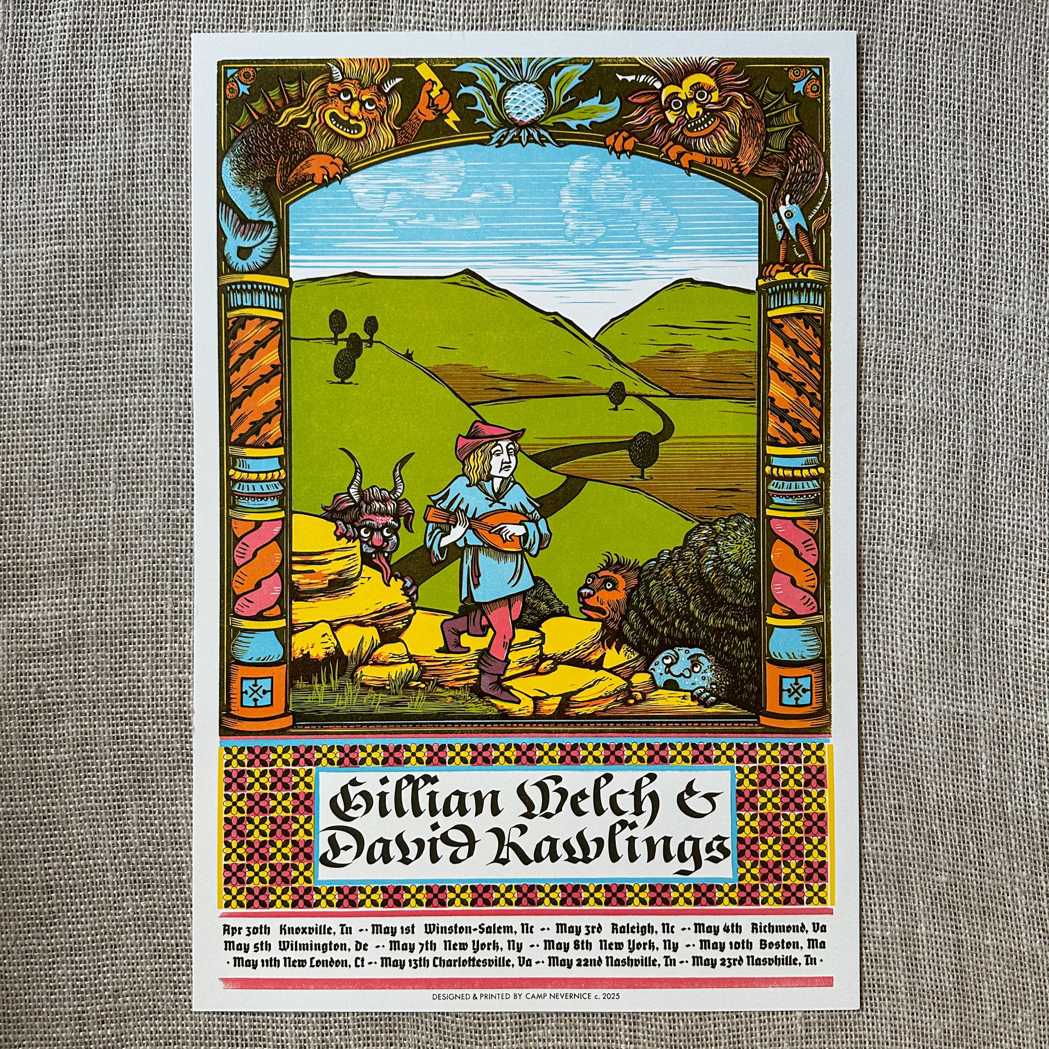 2025 May Woodland Tour Poster