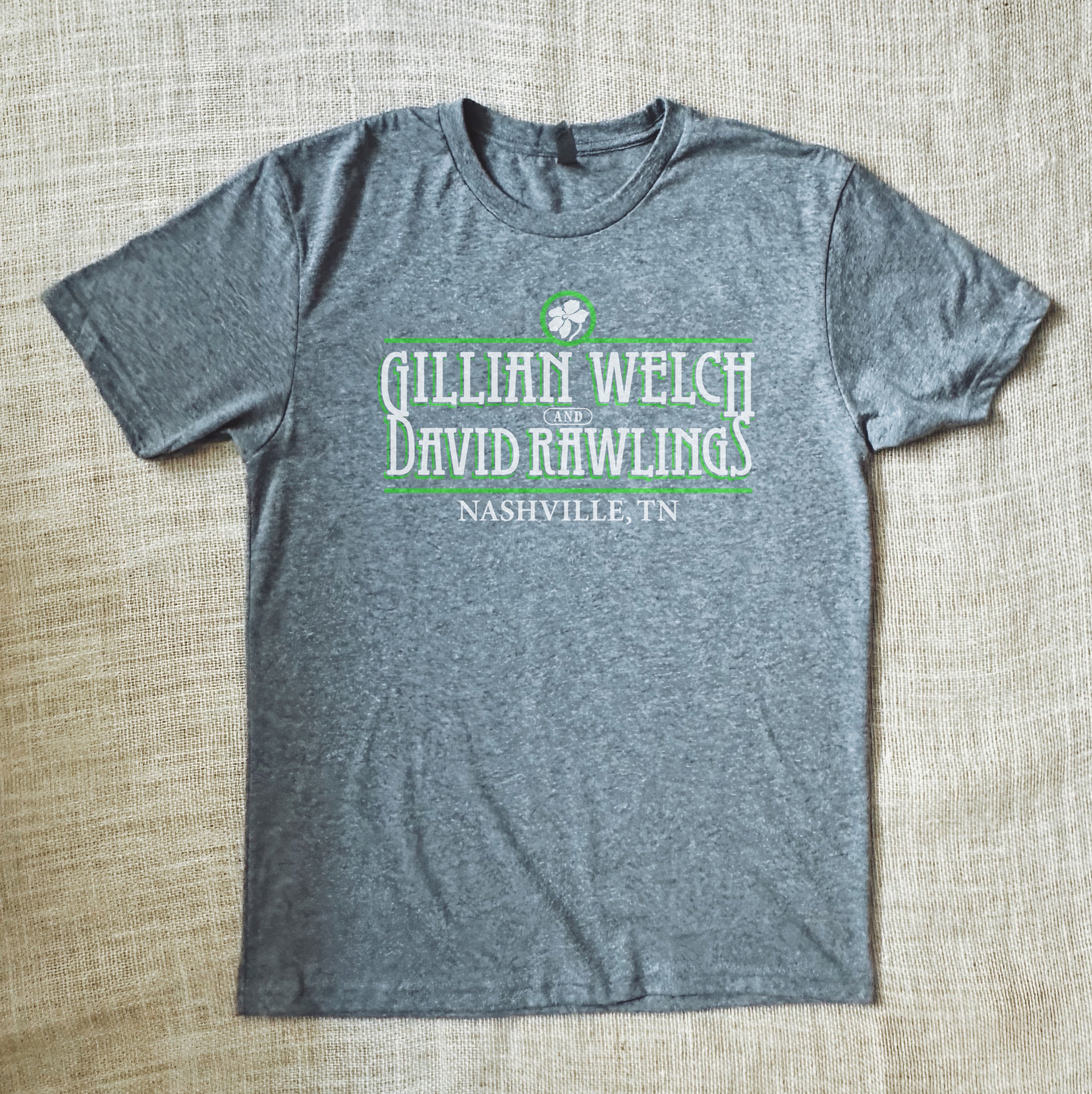 Gillian Welch & David Rawlings Banner Tee – Acony Records Online Store