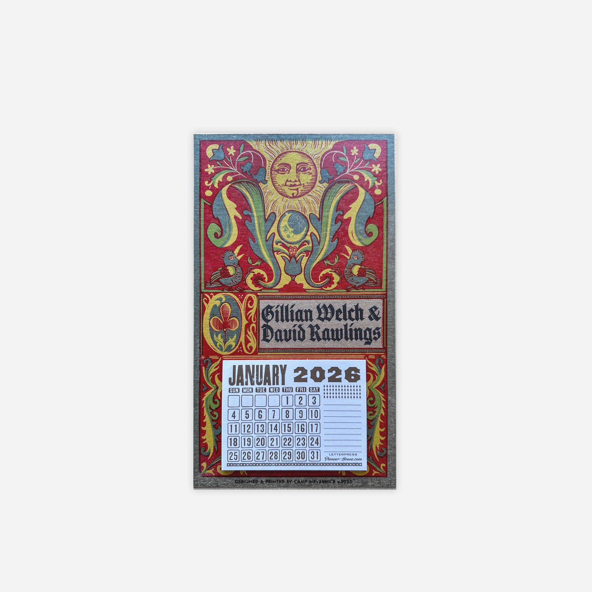 2026 Tear-Away Calendar