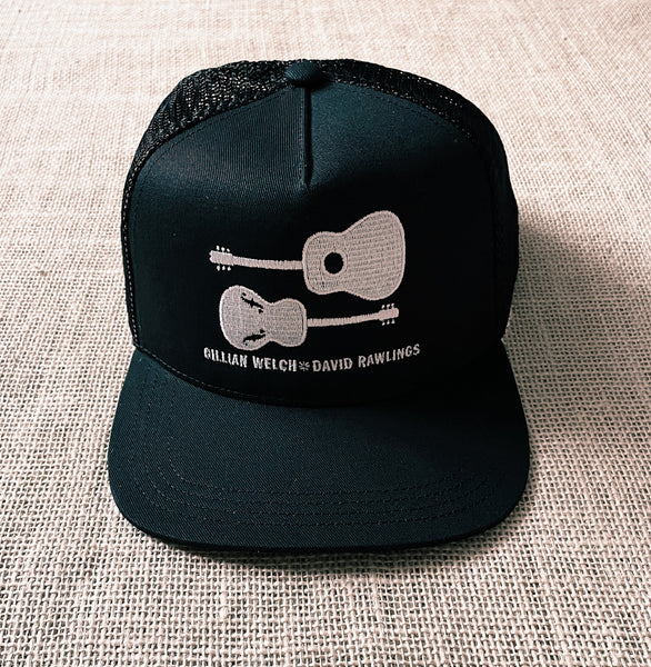 Black "Boots 2" Trucker Hat