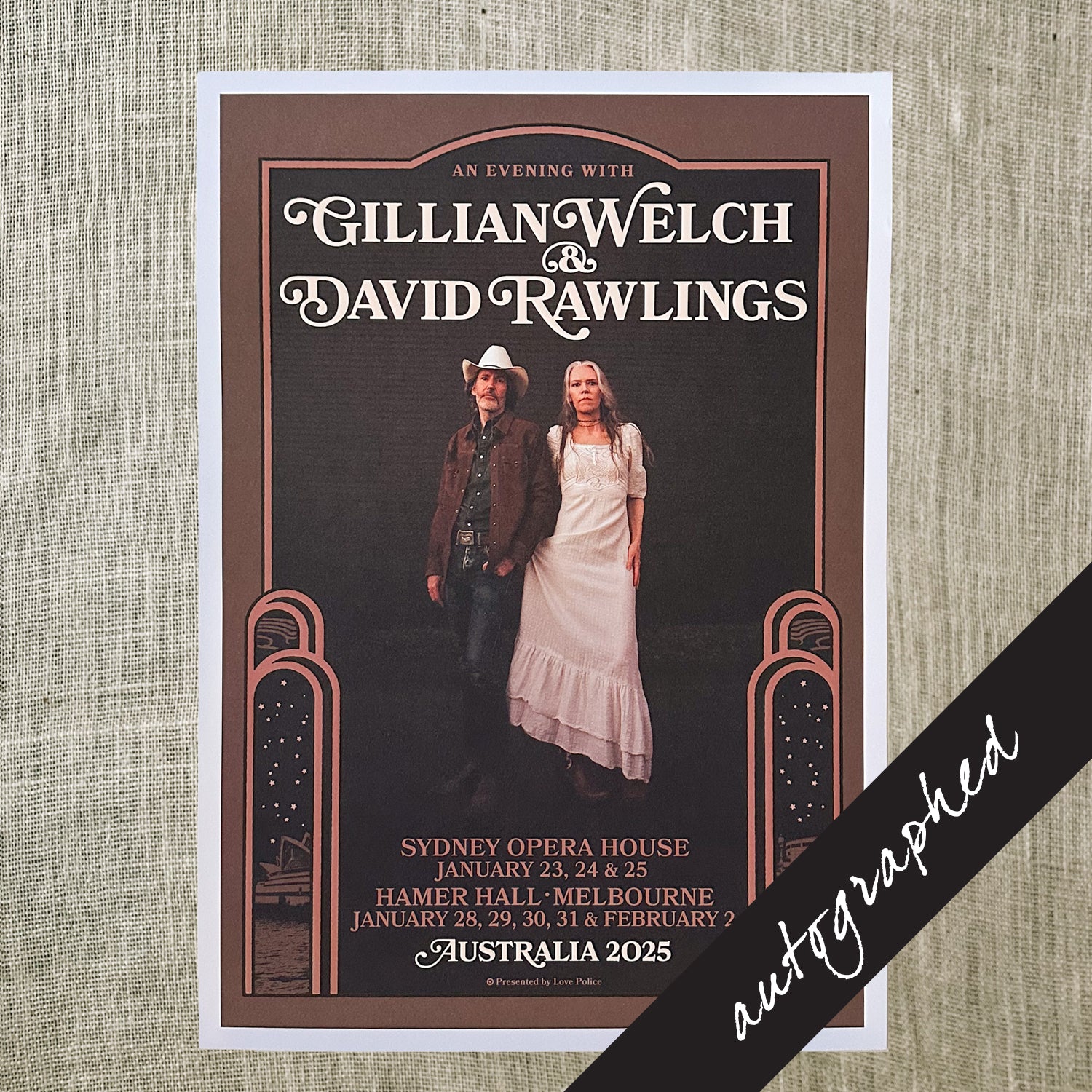 2025 Australia Tour Poster - SIGNED