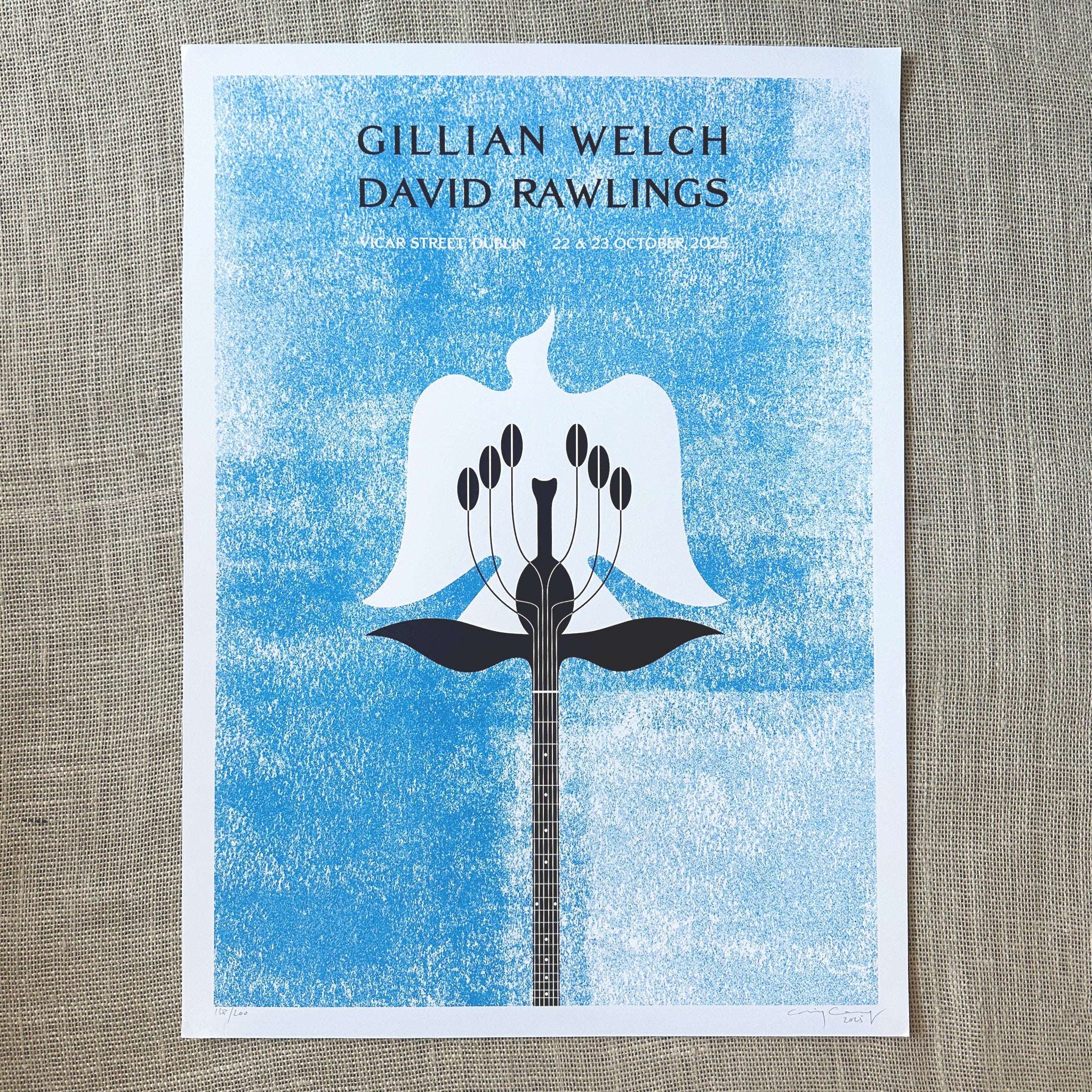 October 22 & 23, 2025 - Dublin, Ireland at Vicar Street - Show Poster