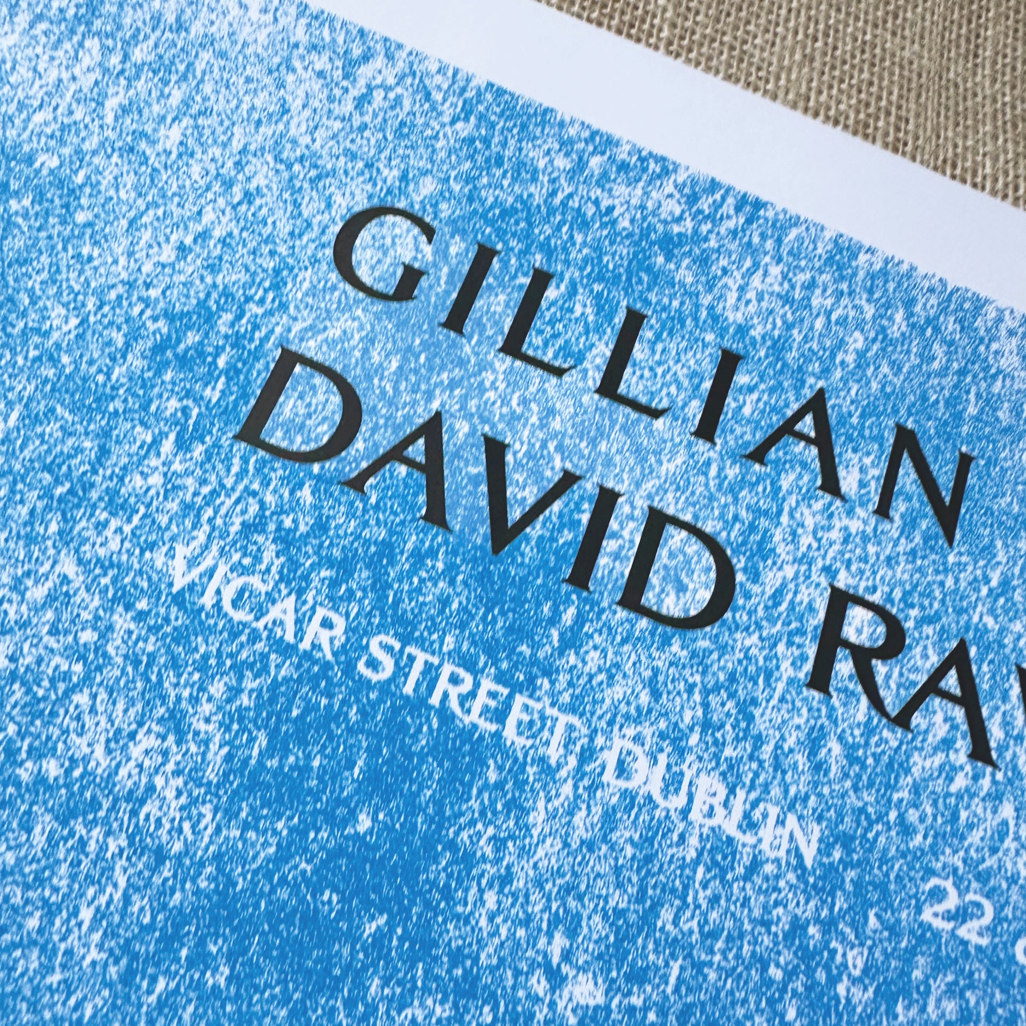 October 22 & 23, 2025 - Dublin, Ireland at Vicar Street - Show Poster SIGNED