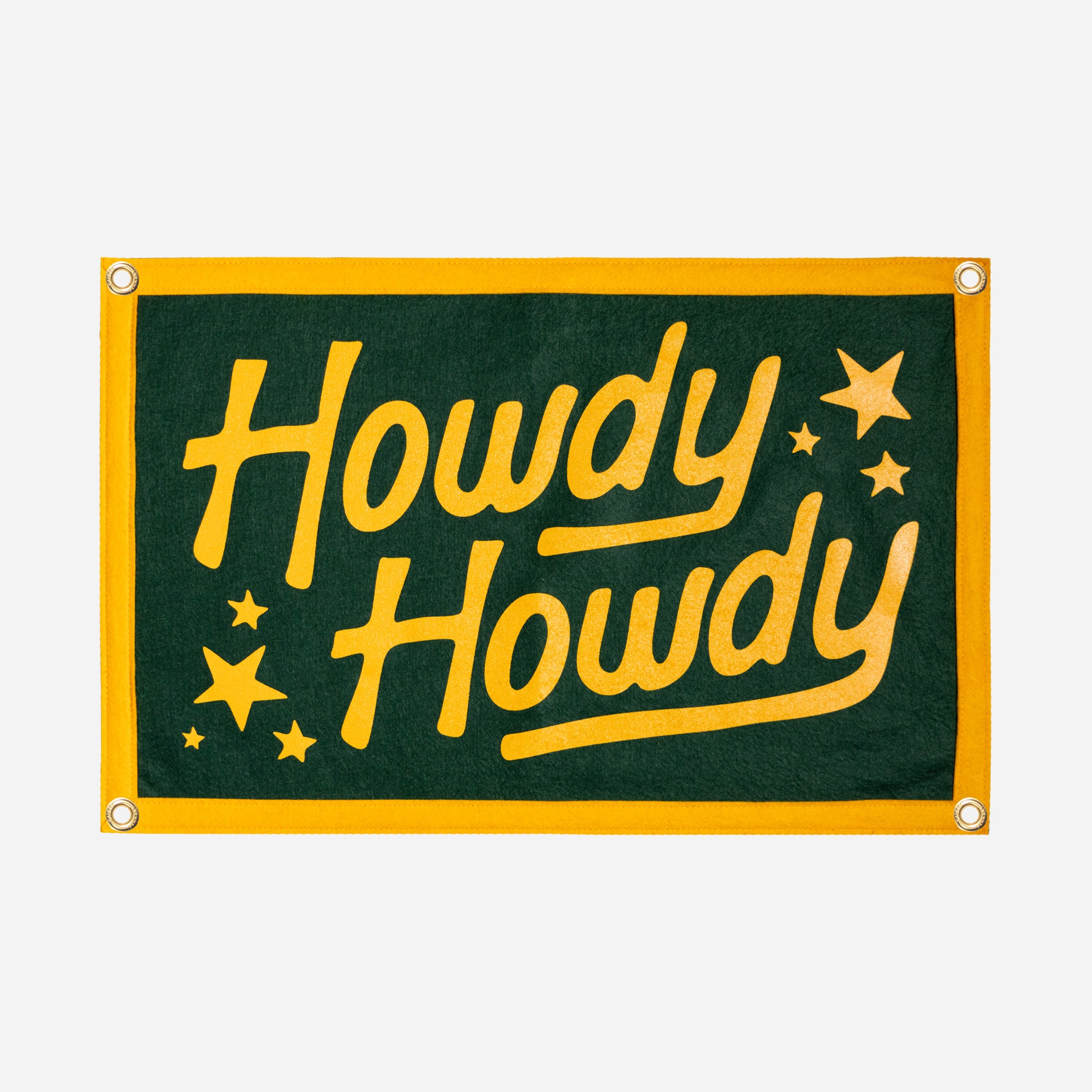 Howdy Howdy Camp Flag