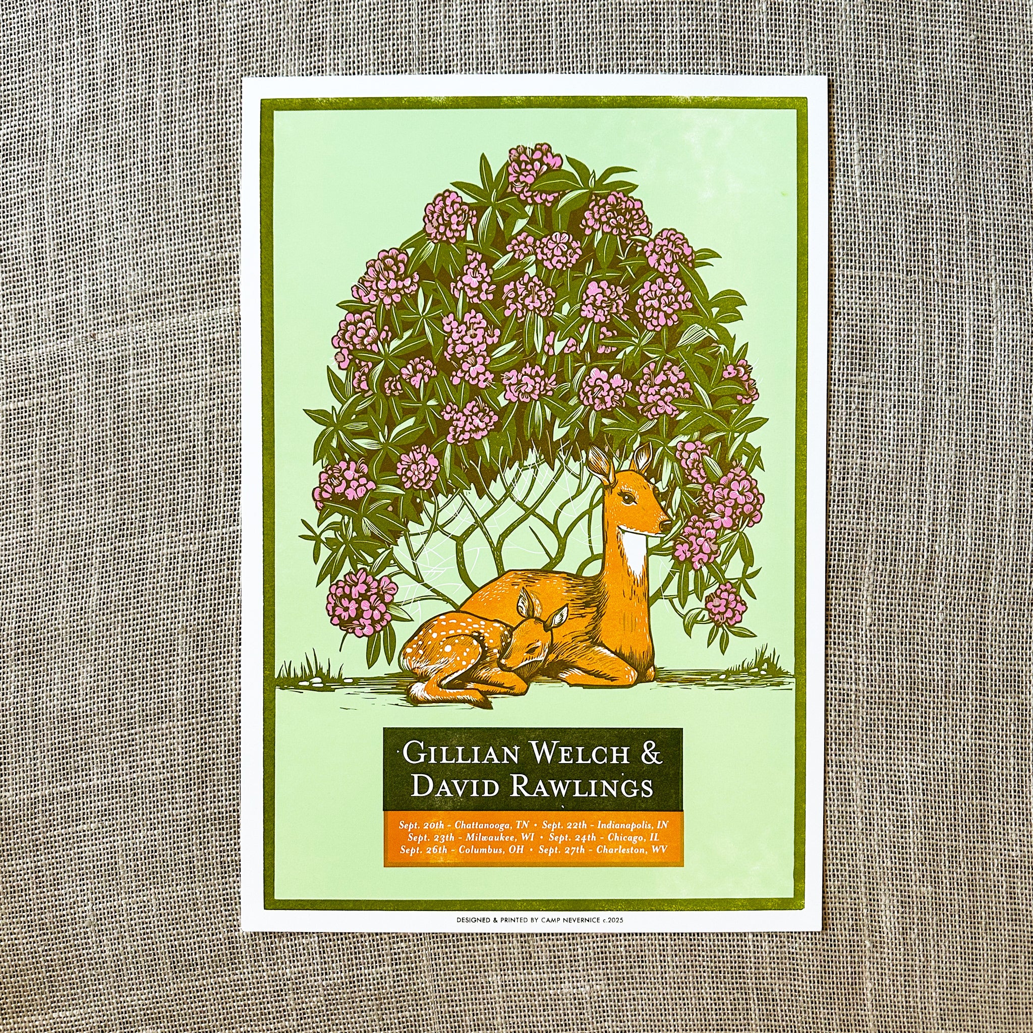 2025 September Woodland Tour Poster