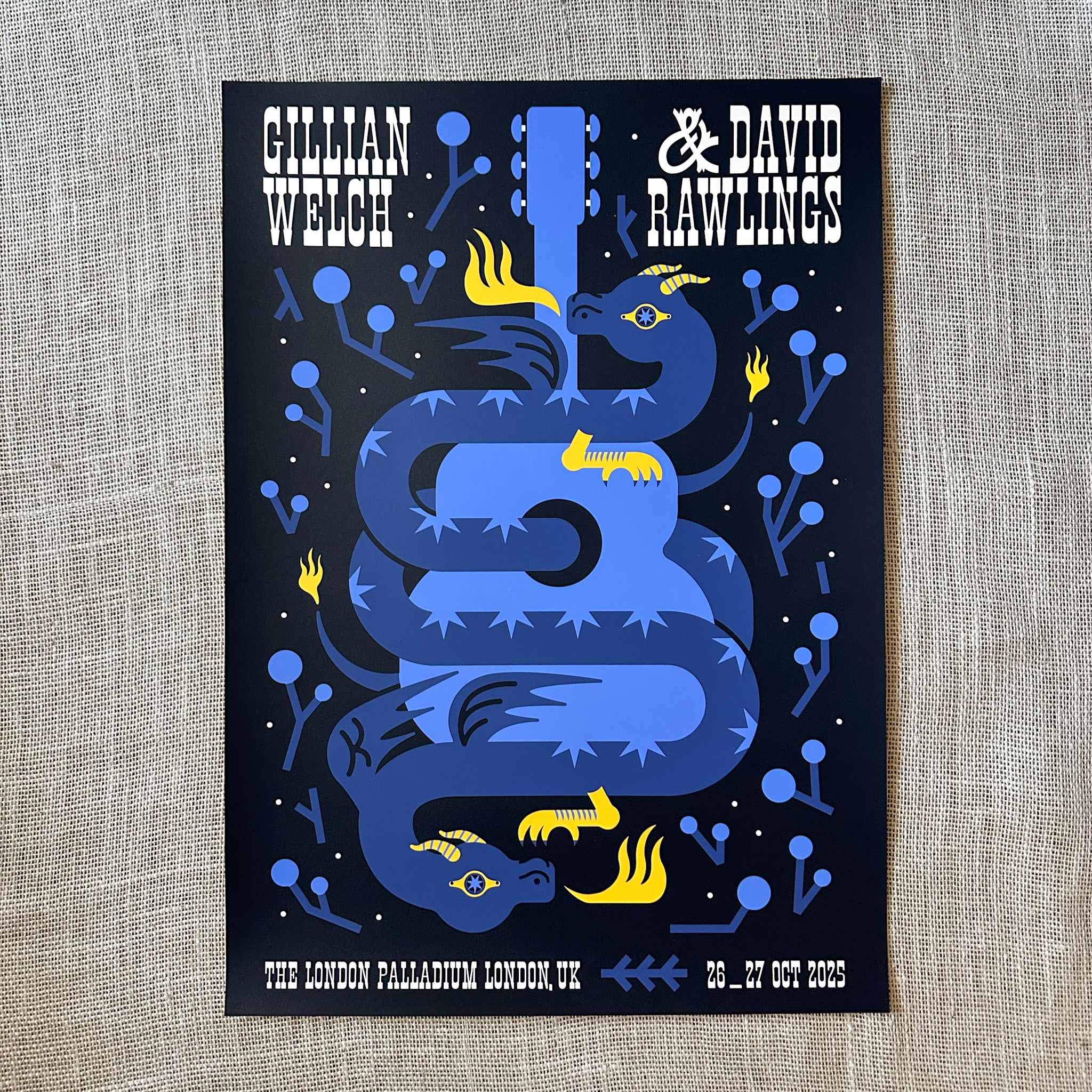 October 26 & 27, 2025 - London, UK at The London Palladium - Show Poster