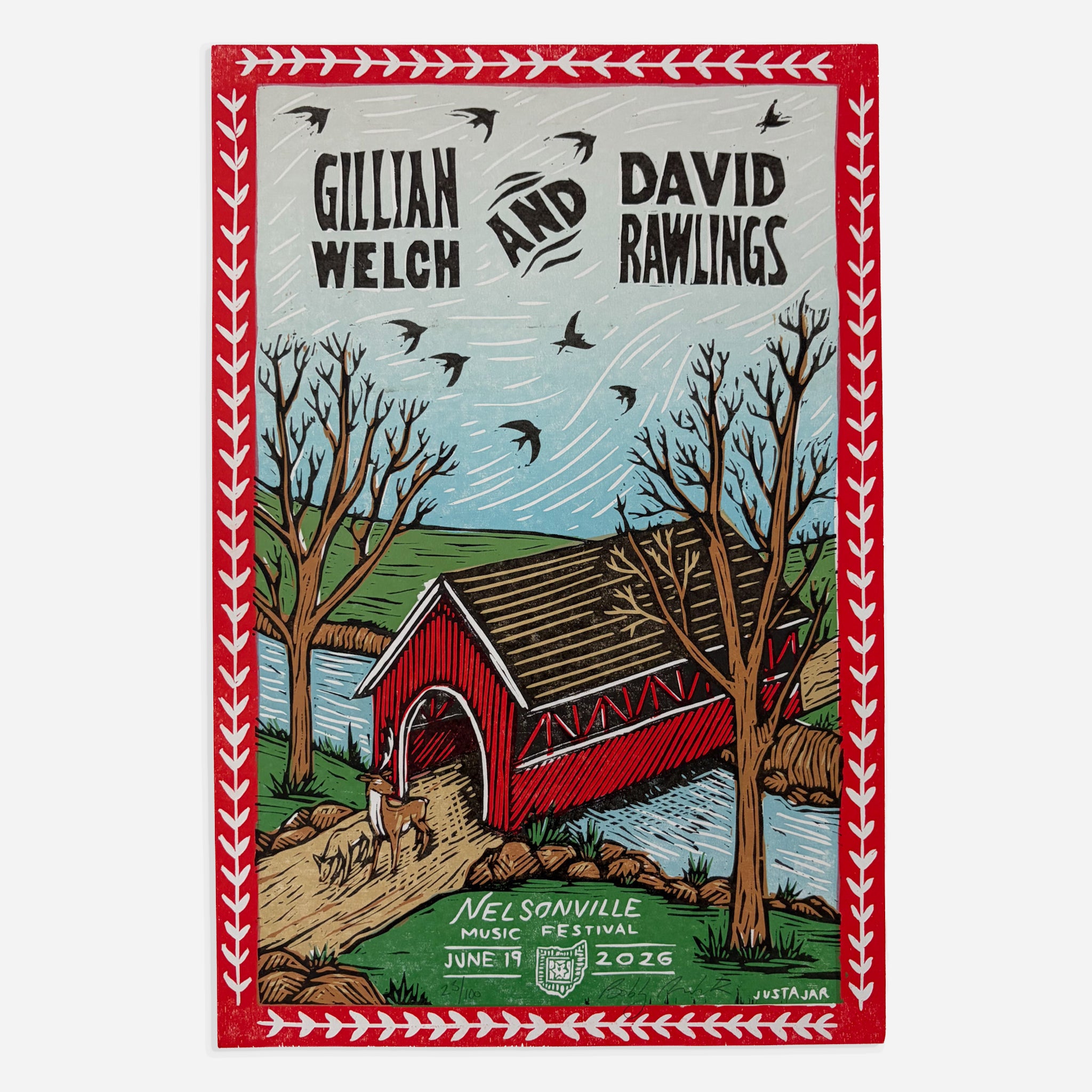 6/19/26 Nelsonville Music Festival Poster