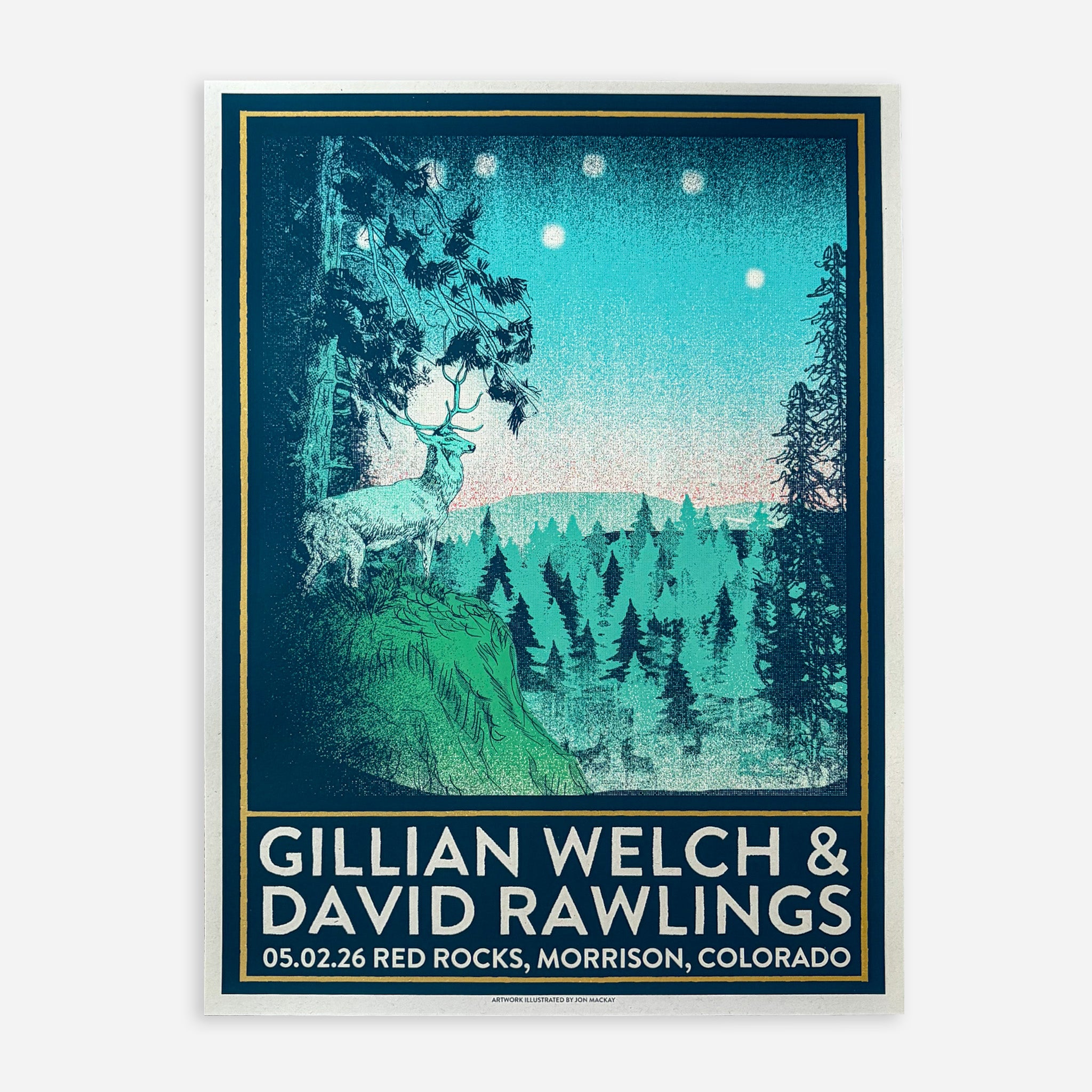 May 2, 2026 - Morrison, CO at Red Rocks - Show Poster
