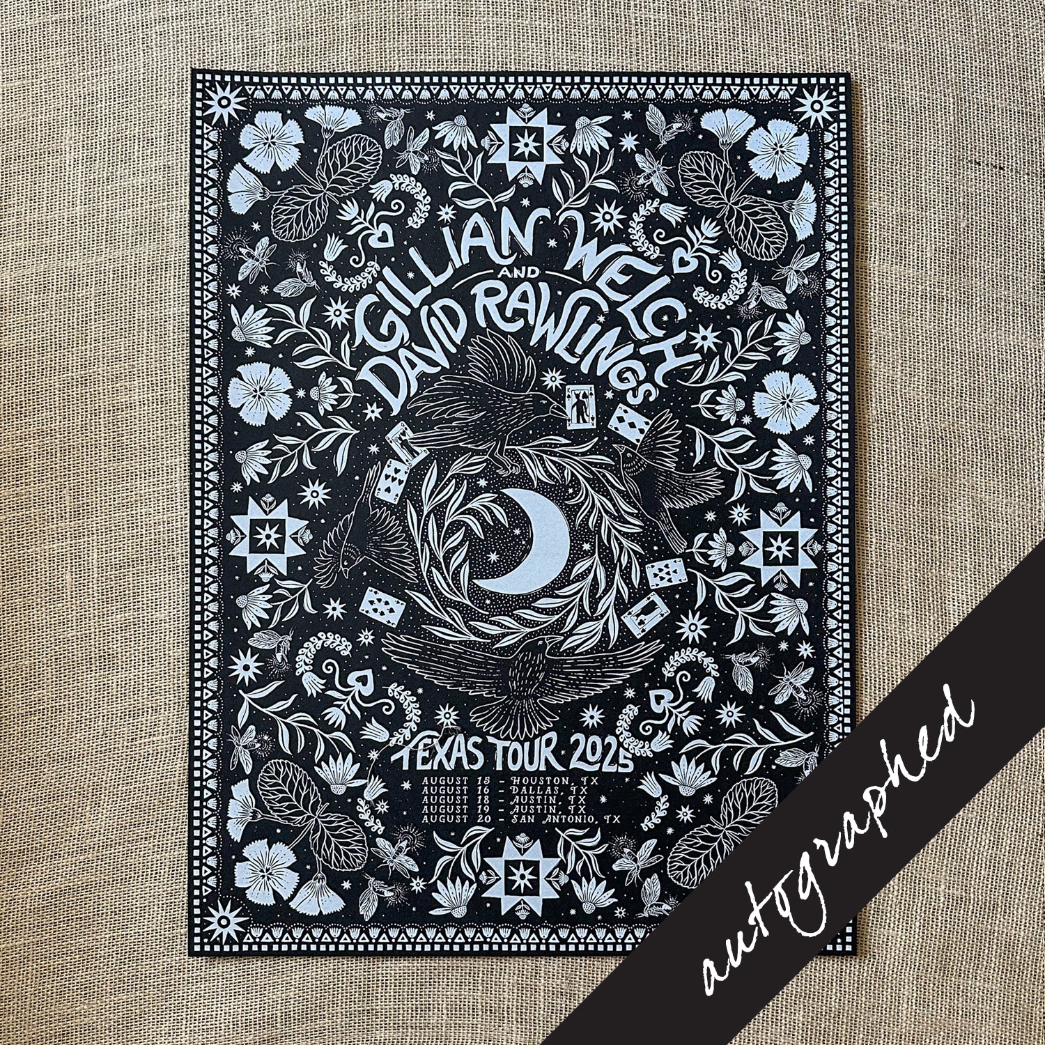 2025 Texas Tour Poster - SIGNED