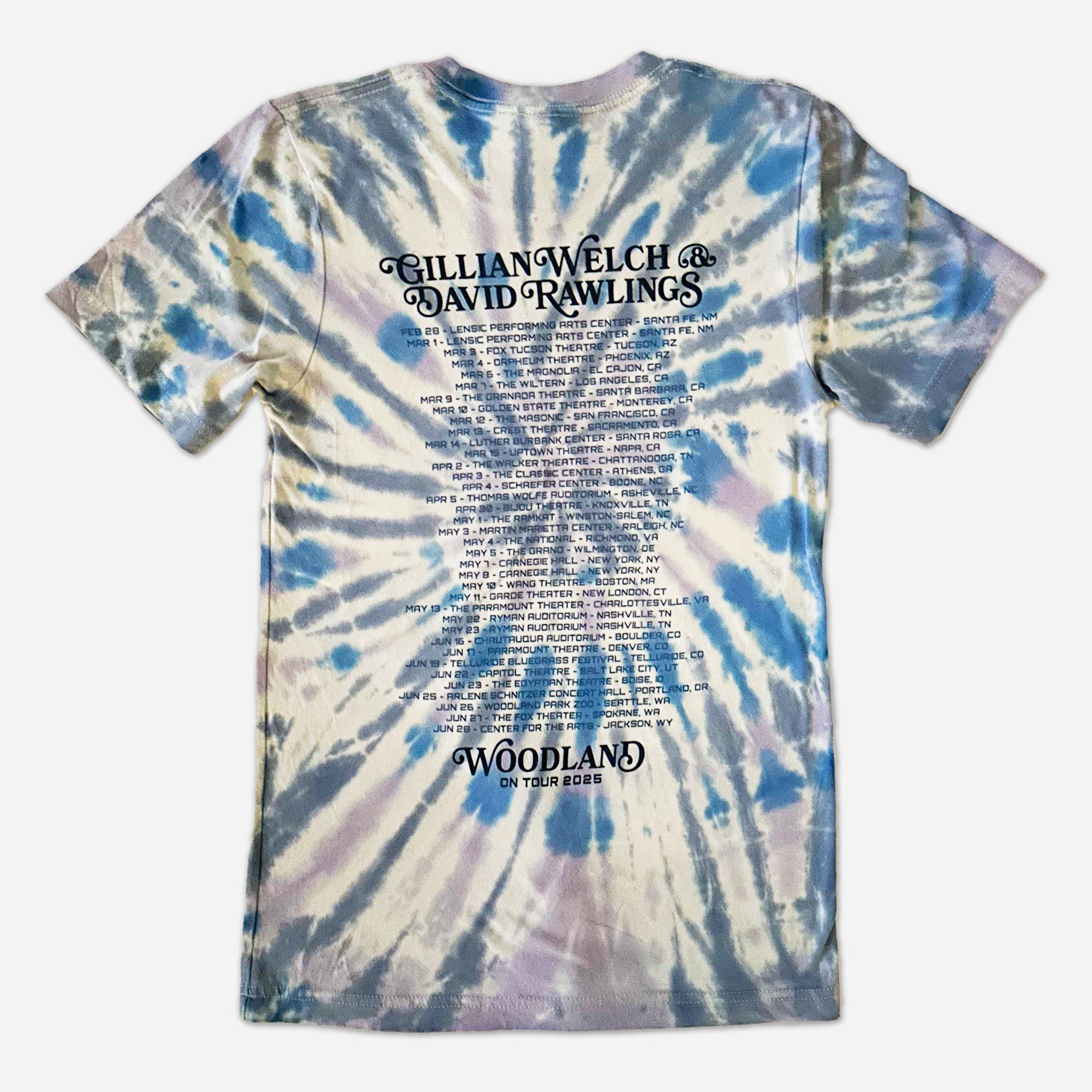 Tie-Dyed Woodland US Tour Tee - LIMITED