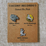 Acony Records Enamel Pin Pack