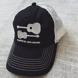 Black "Boots 2" Trucker Hat